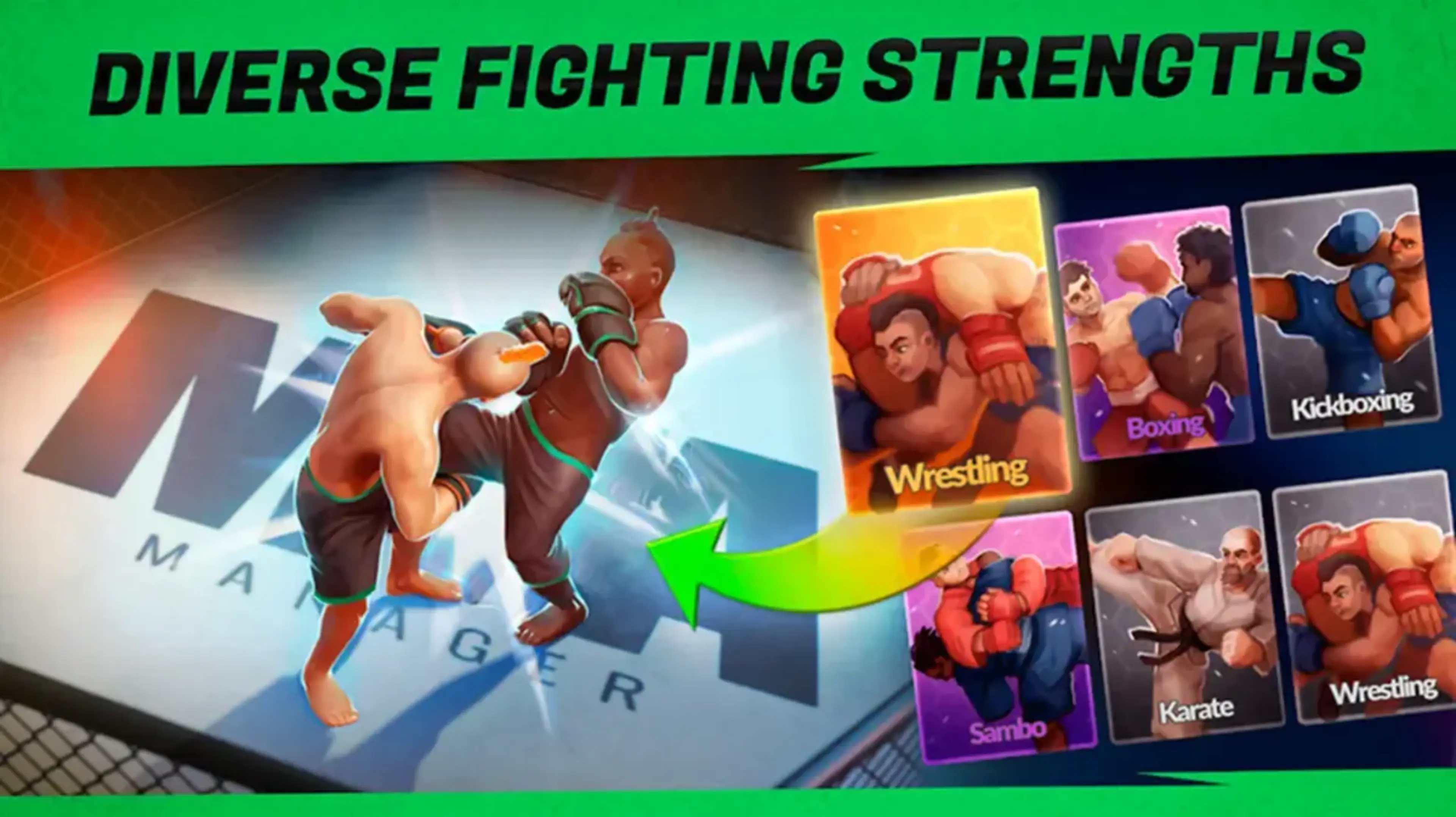 Diverse fighting strengths