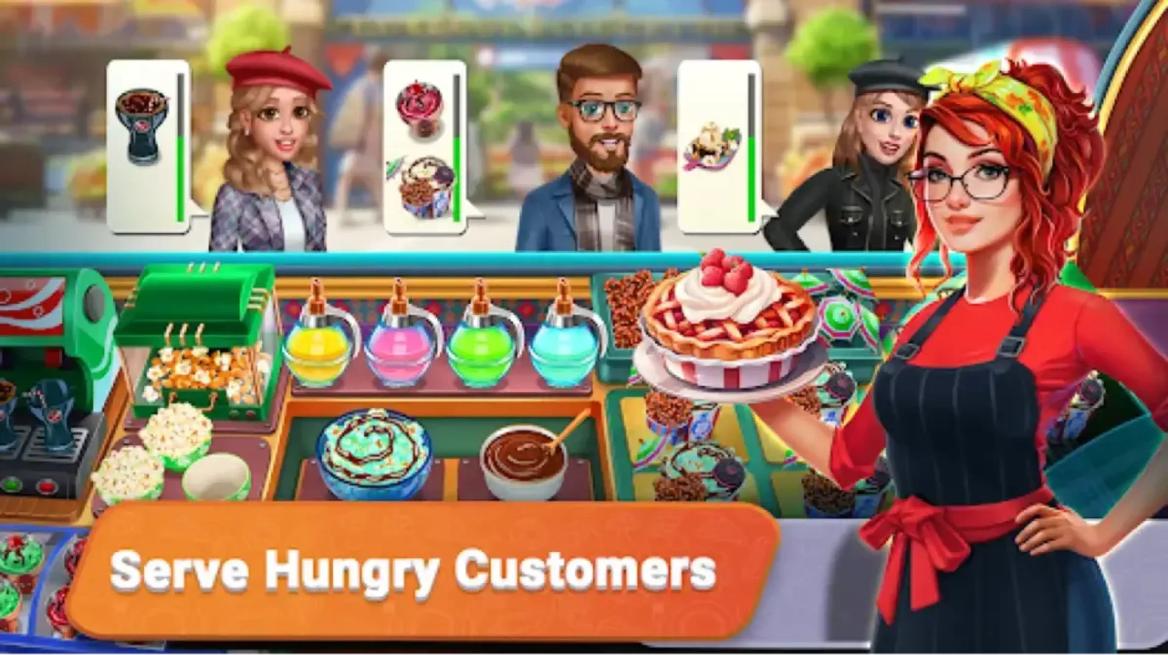 Serve hungry customers
