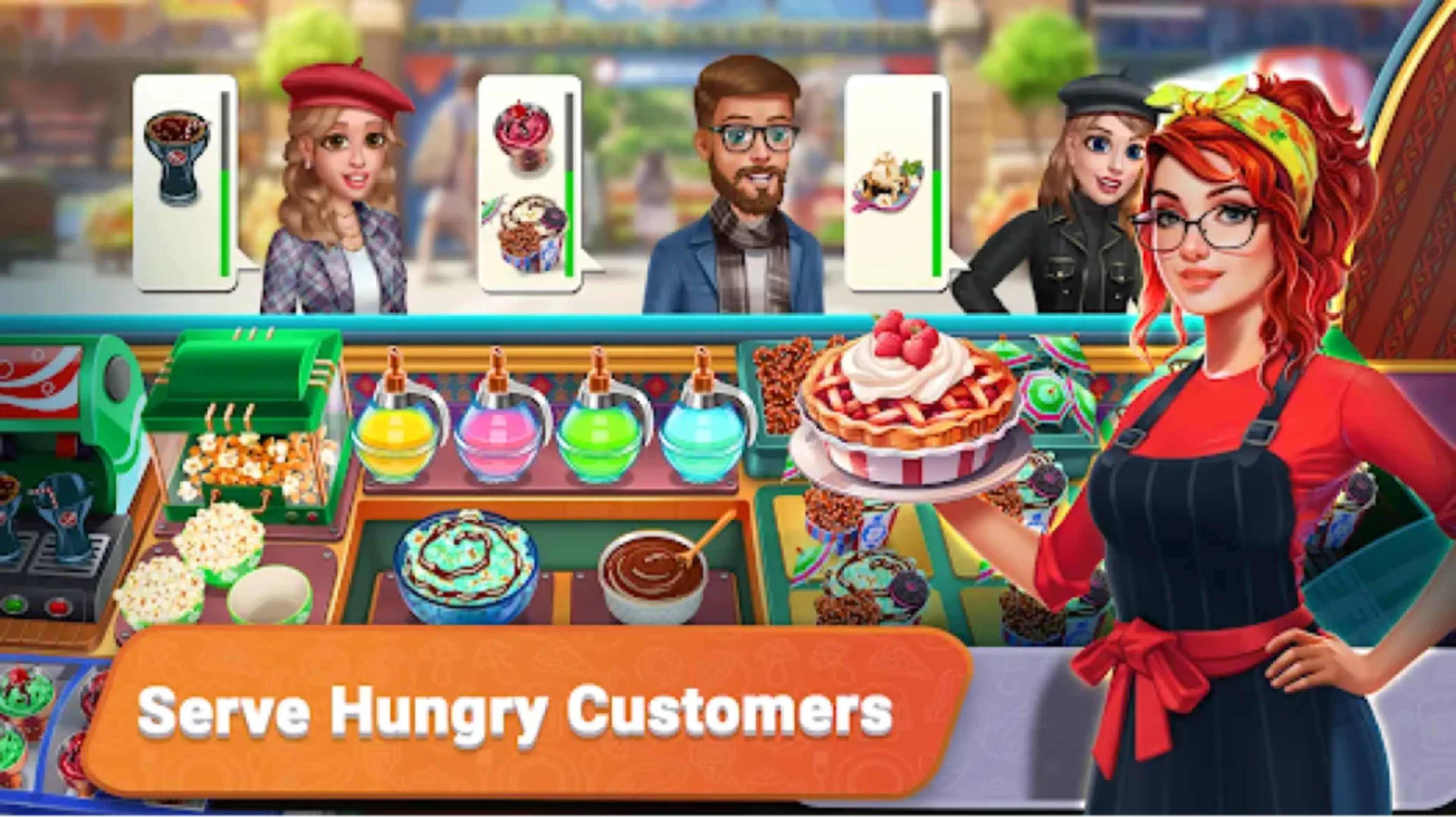 Serve hungry customers