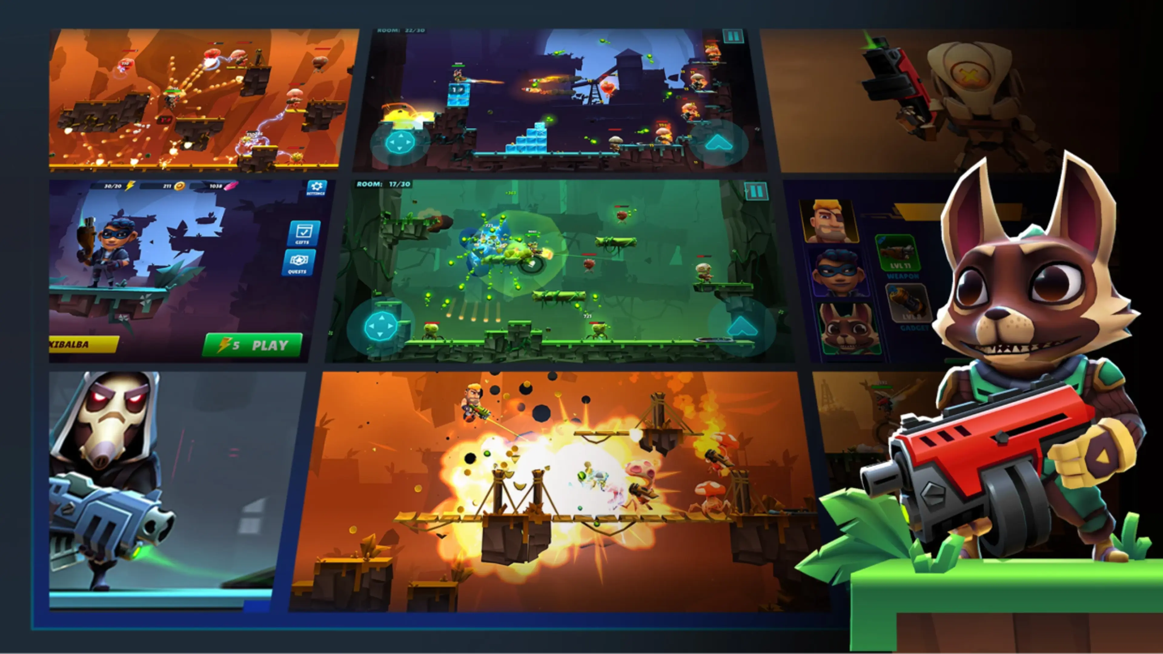 Traverse unique worlds