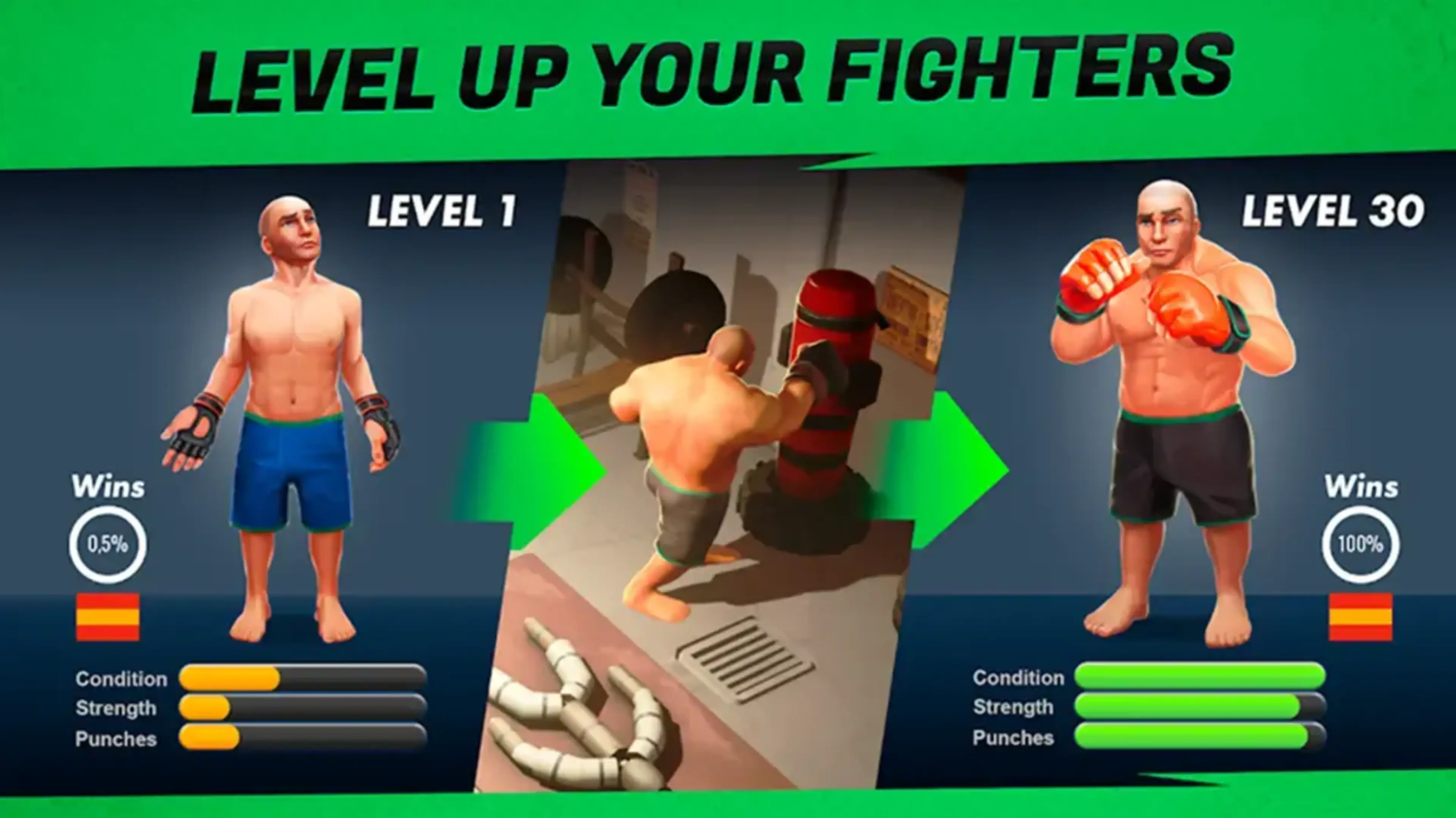 Level up your fighters
