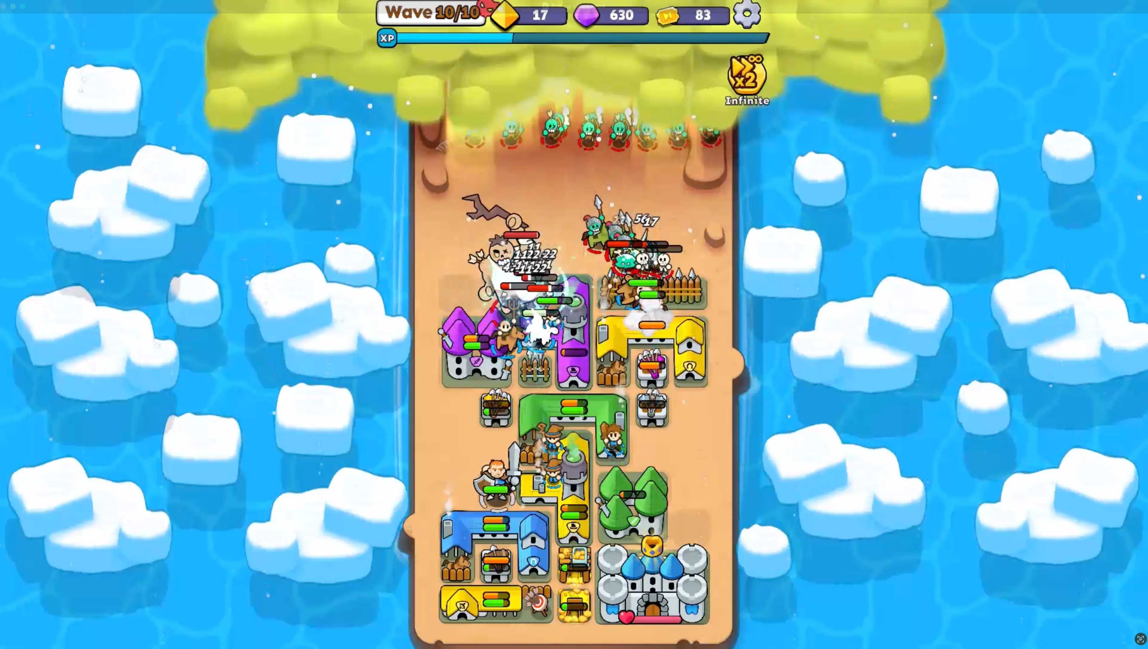 Make sure enemies are not getting close!