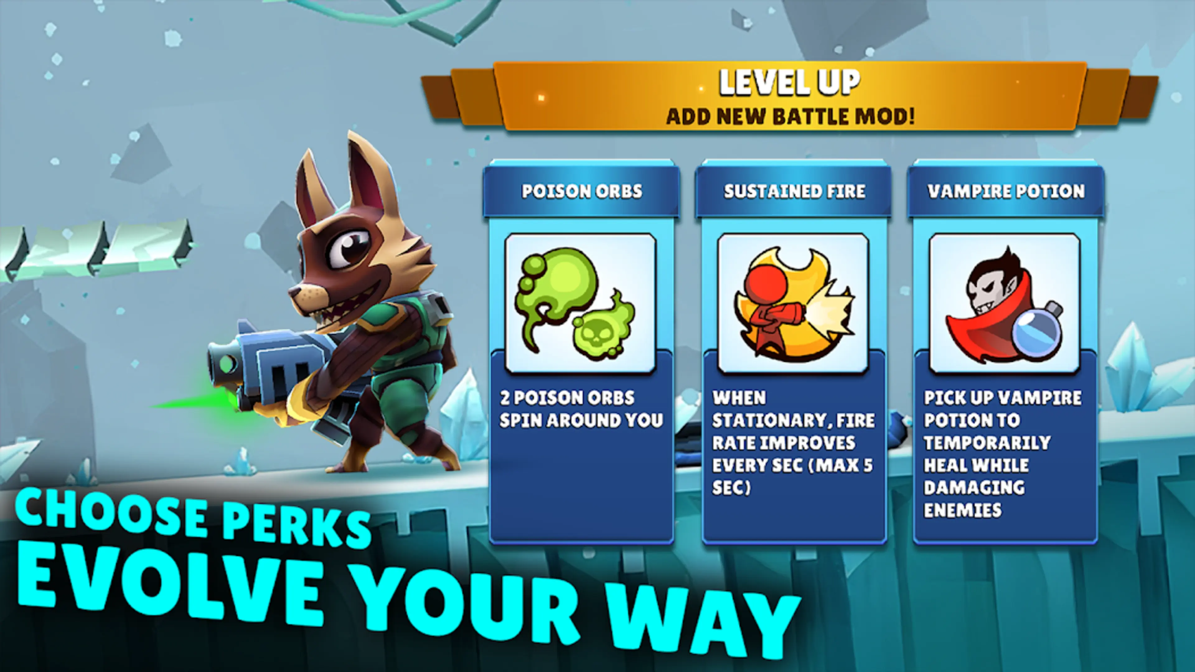 Choose perks evolve your way