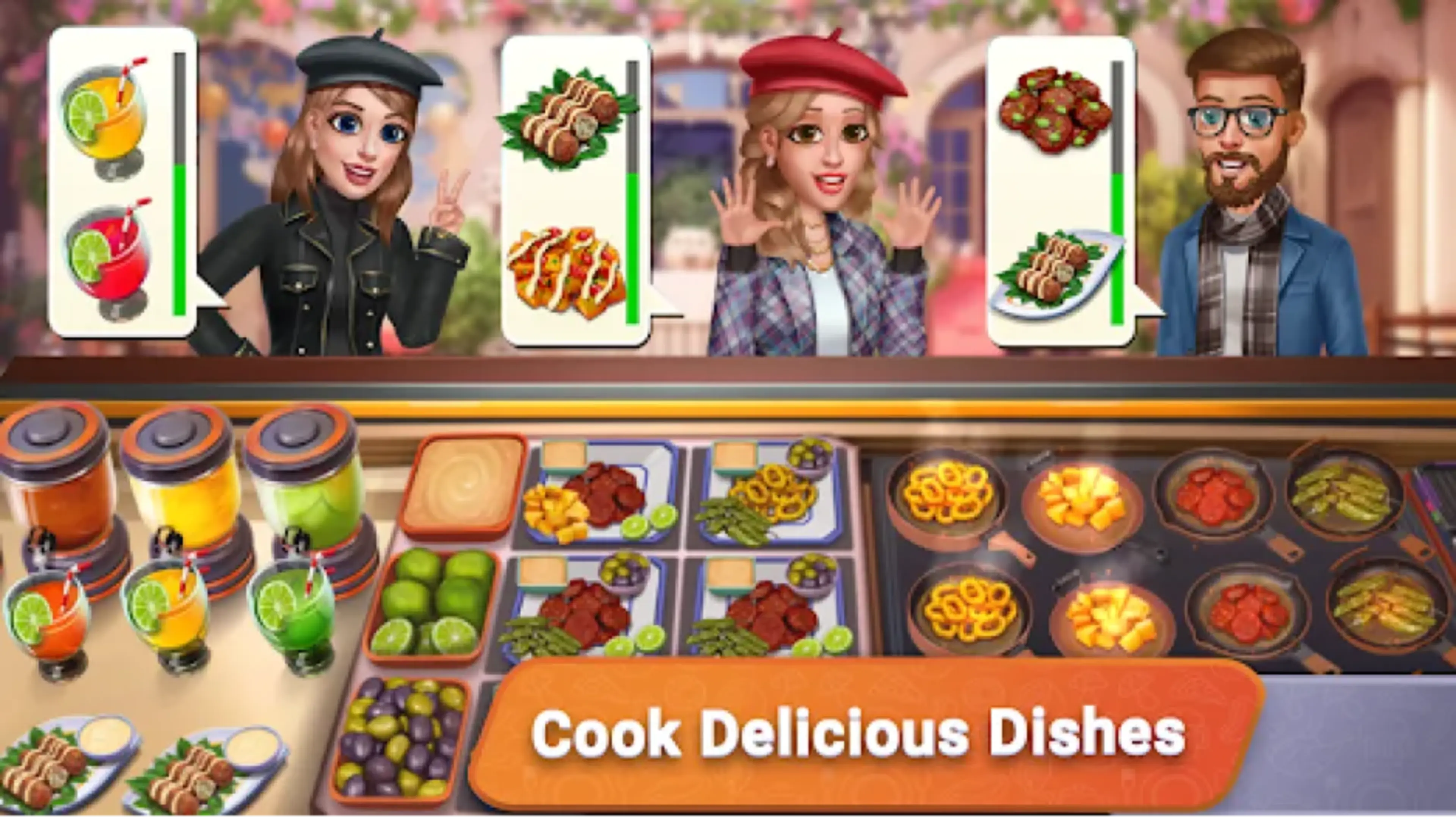 Cook delicious dishes